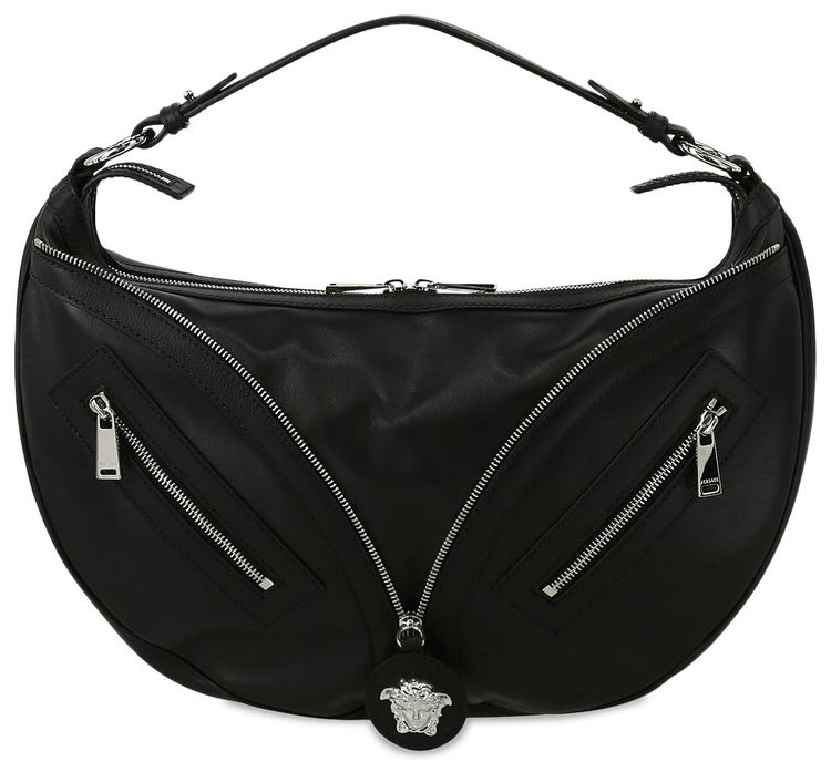 Versace Repeat Hobo Bag BlackPalladium