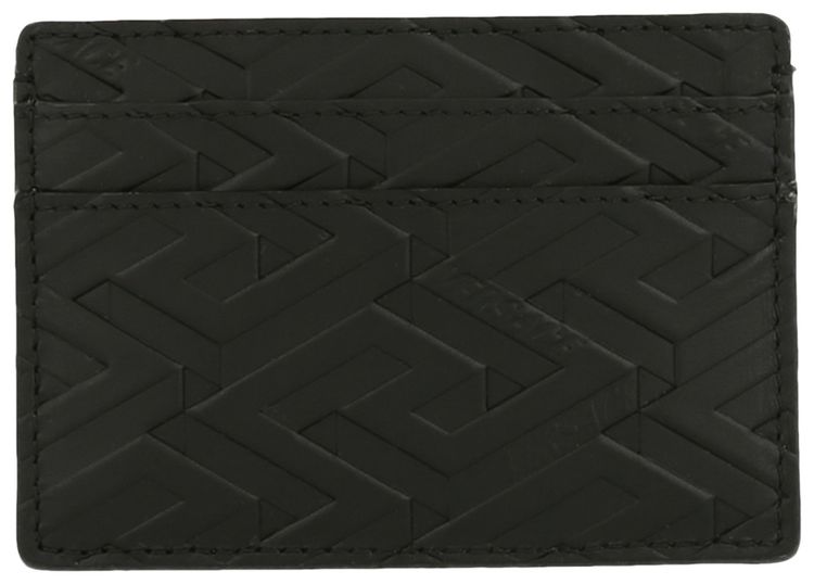 Versace Greca Card Case Black