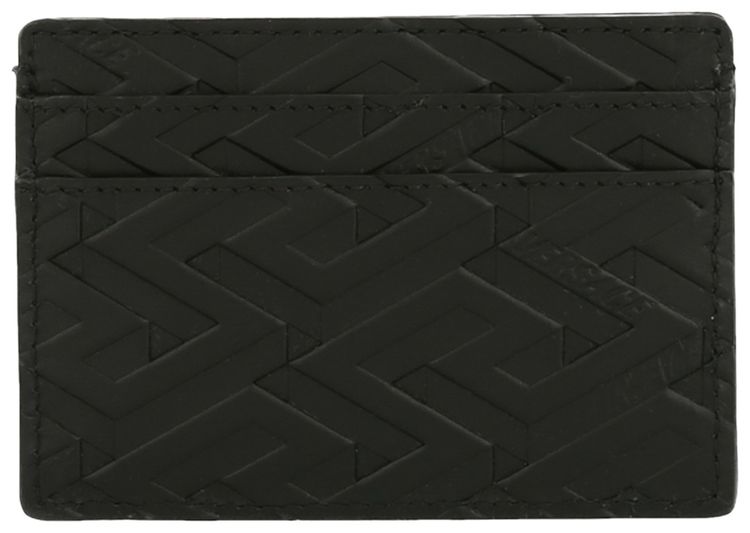 Versace Greca Card Case Black