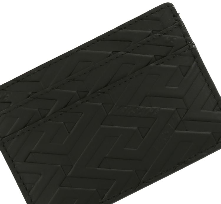 Versace Greca Card Case Black