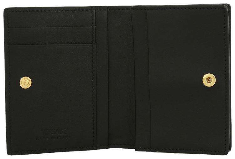 Versace Medusa Biggie Bifold Wallet BlackGold