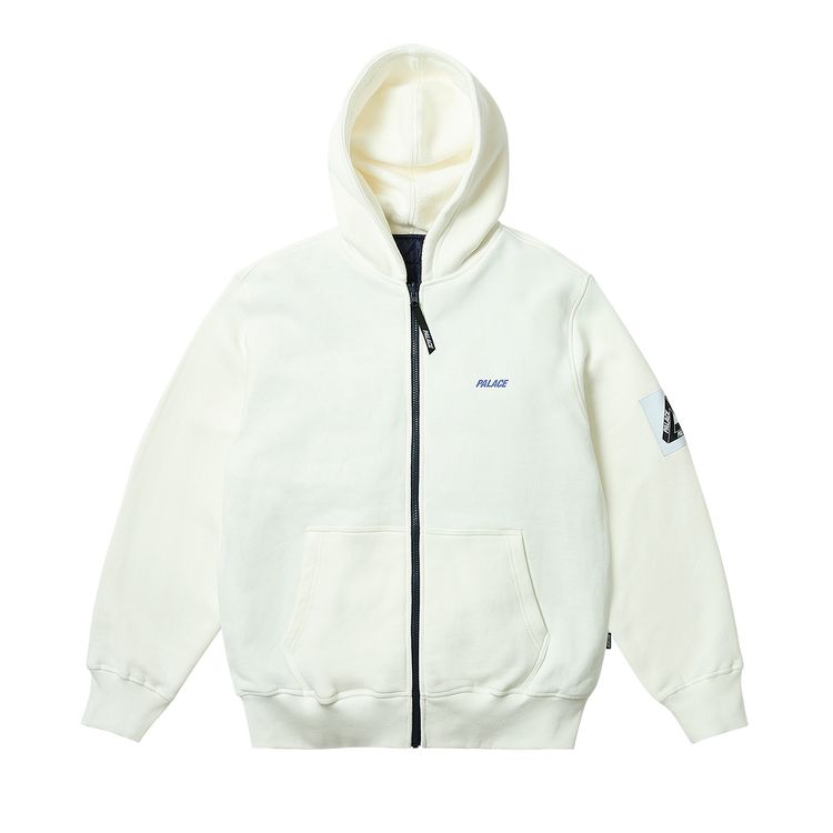 Palace Reversible Vest Hood Soft White