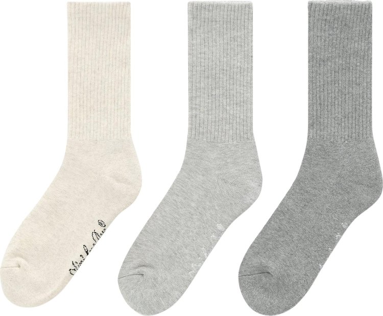 Aimé Leon Dore Crew Sock (3 Pack) 'Multicolor'