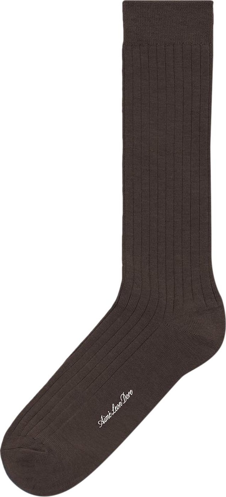 Aime Leon Dore Dress Sock Coffee Bean