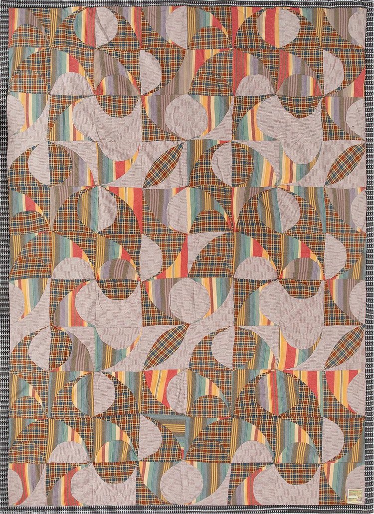 Aime Leon Dore Abstract Pattern Quilt Multicolor