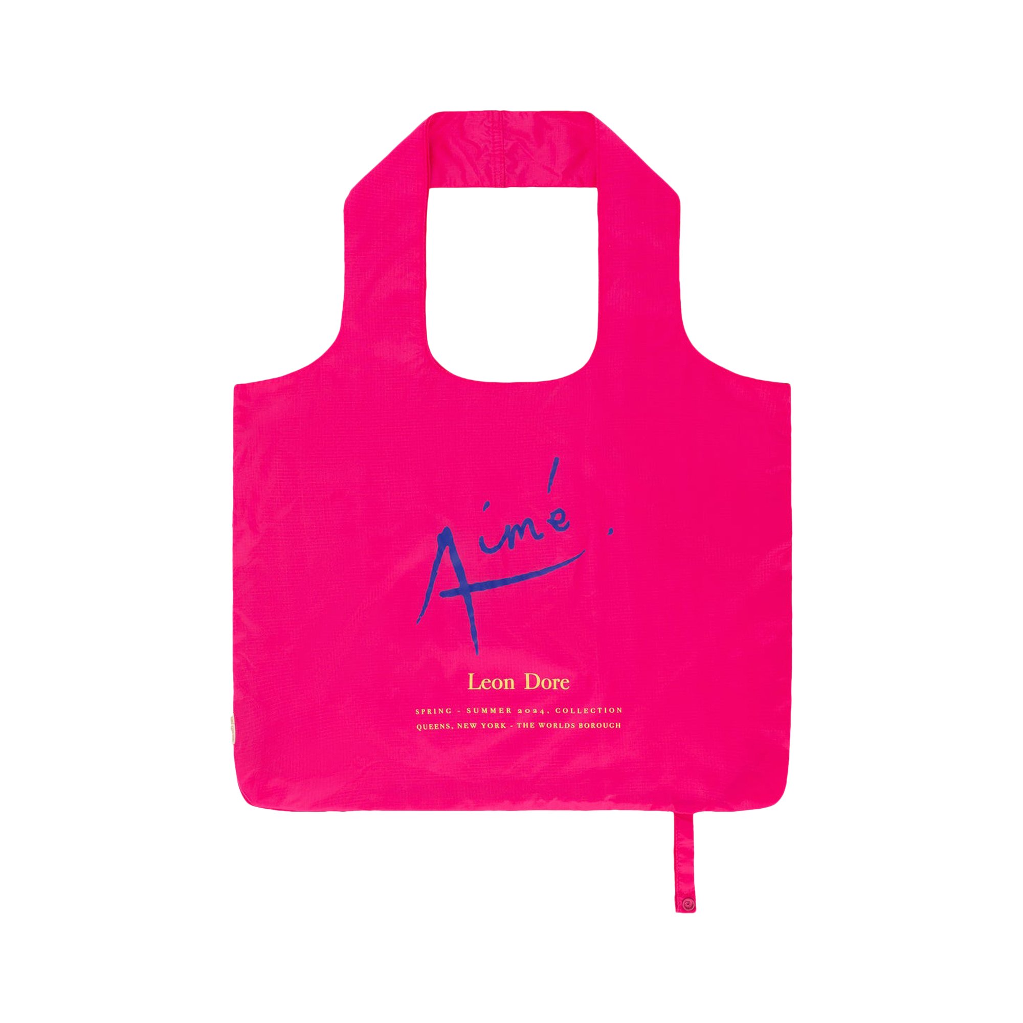 Buy Aimé Leon Dore Packable Logo Tote 'Pink' - SS24AB007 PINK | GOAT