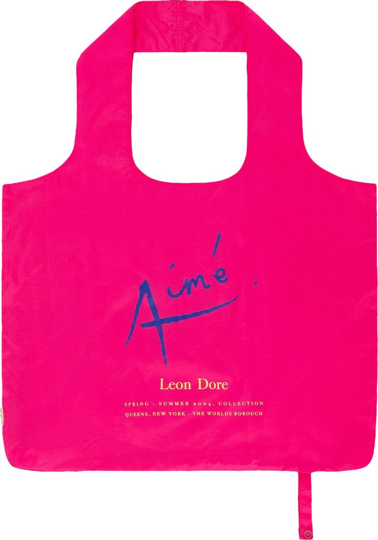 Aimé Leon Dore Packable Logo Tote 'Pink'