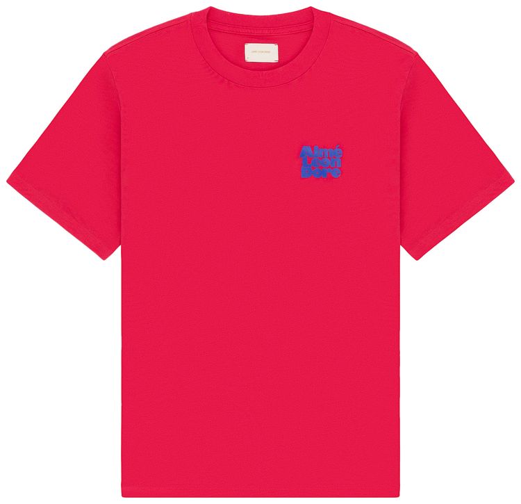 Aime Leon Dore Stacked Logo Tee Virtual Pink