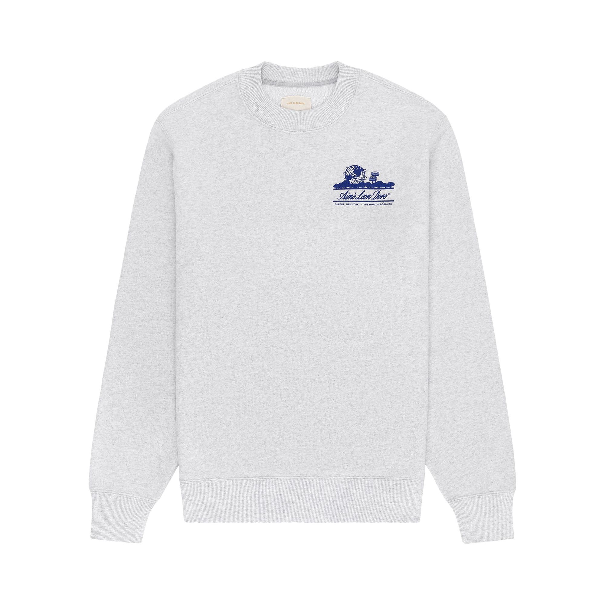 Buy Aimé Leon Dore Unisphere Crewneck Sweatshirt 'Silver Mix