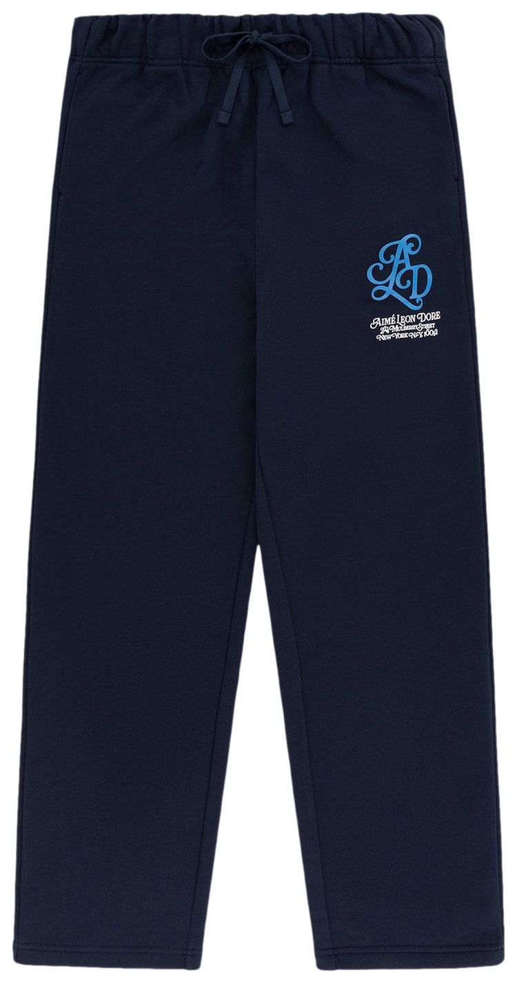 Aime Leon Dore Monogram Sweatpant Navy Blazer
