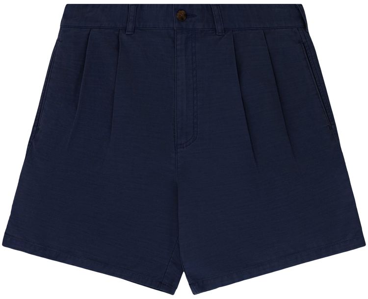 Aime Leon Dore Double Pleated Short Navy Blazer