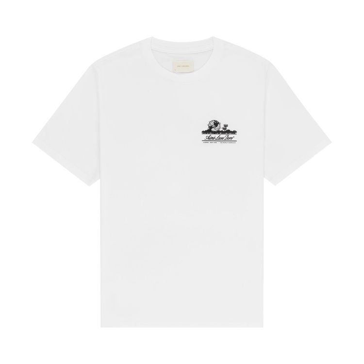 Aime Leon Dore Unisphere Short Sleeve Tee Bright White