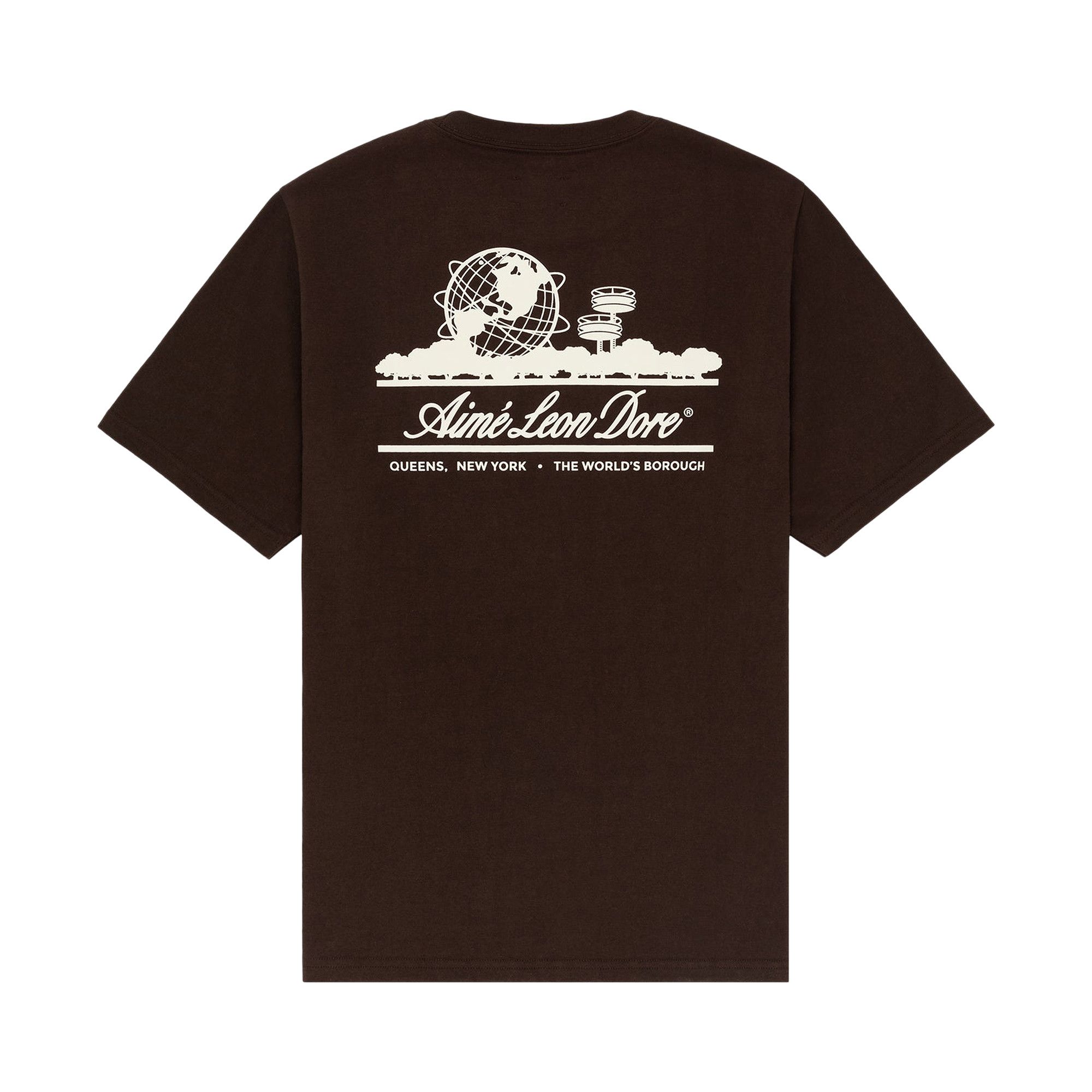 Buy Aimé Leon Dore Unisphere Short-Sleeve Tee 'Coffee Bean