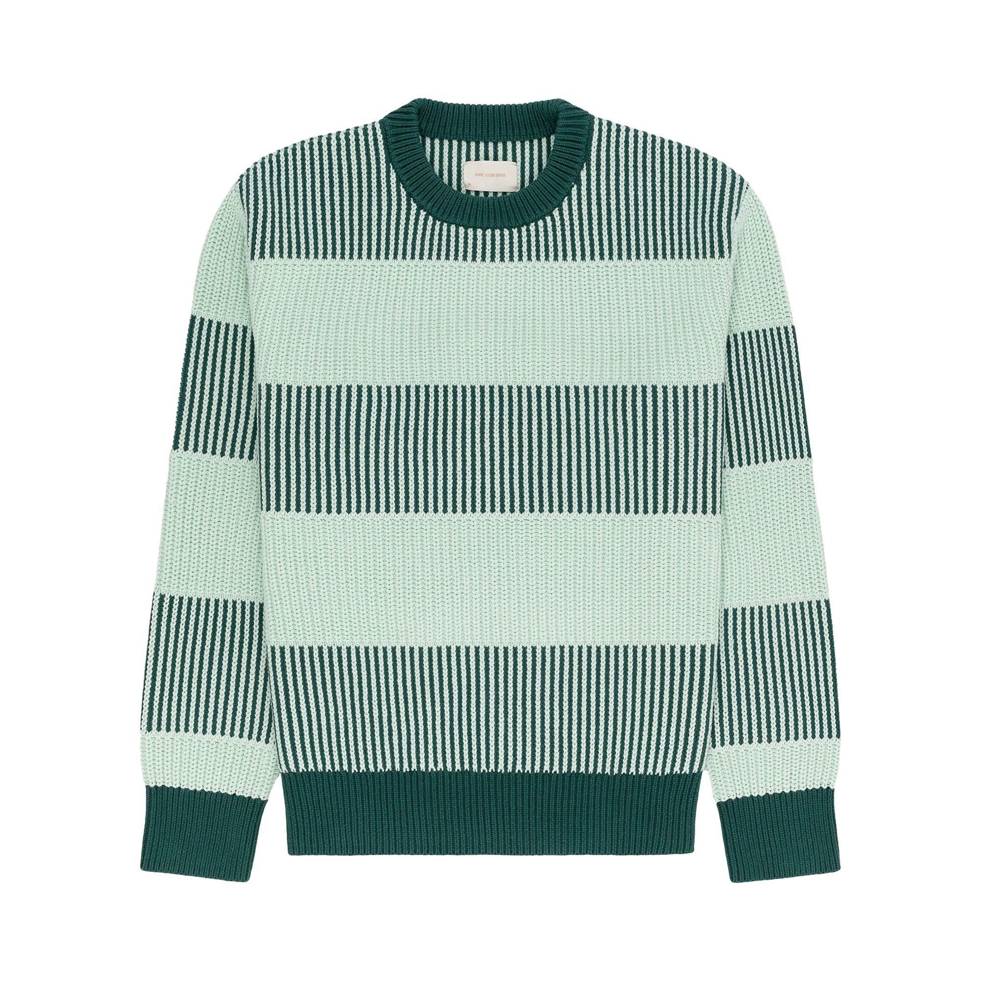 Buy Aimé Leon Dore Striped Shaker Stitch Sweater 'Seafoam