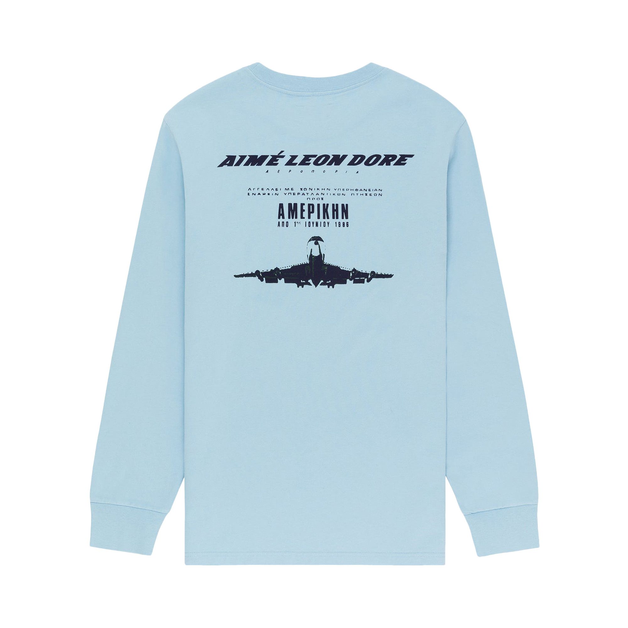 Buy Aimé Leon Dore Transatlantic Long-Sleeve Tee 'Cerulean