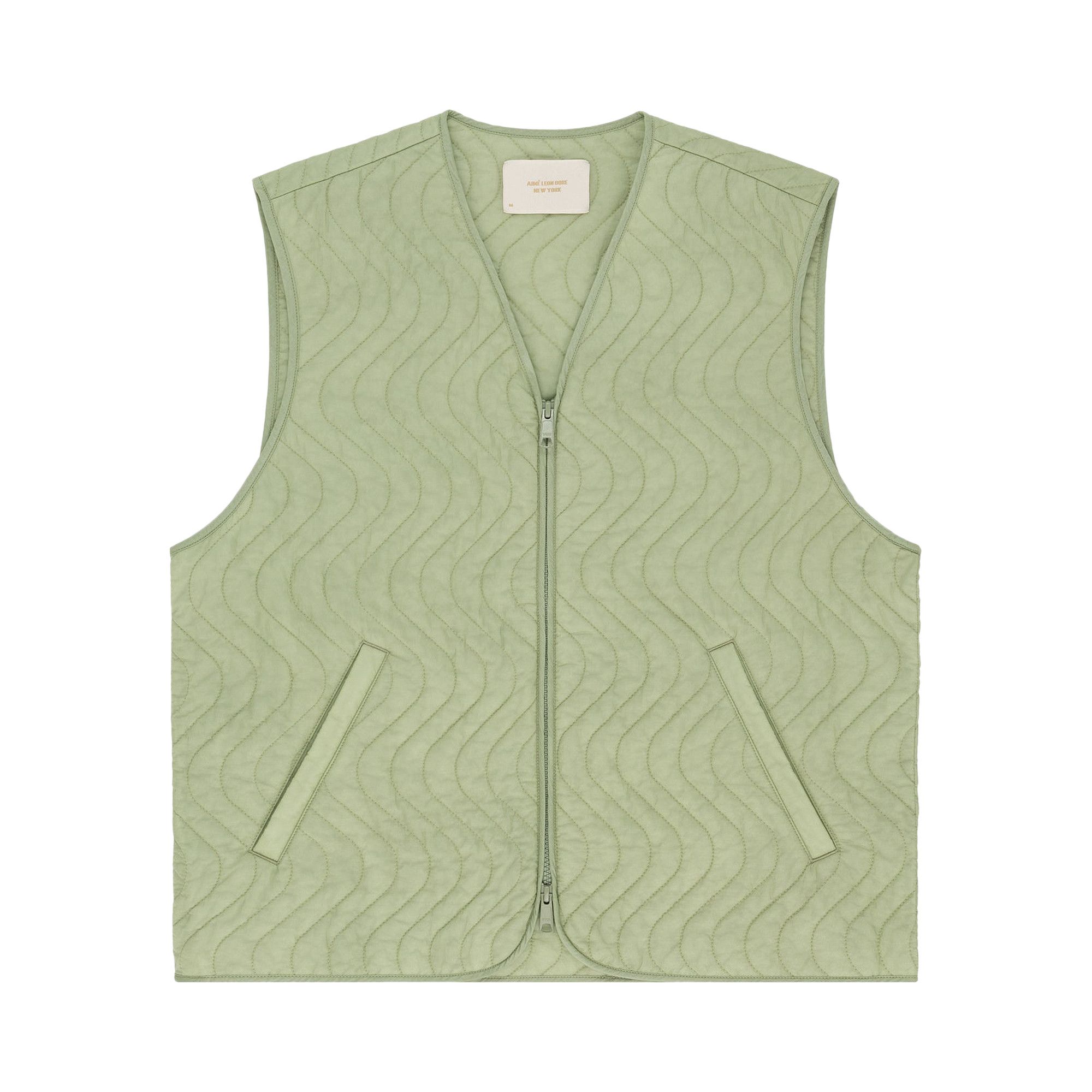 Buy Aimé Leon Dore Lightweight Filled Vest 'Green' - SS24WJ009