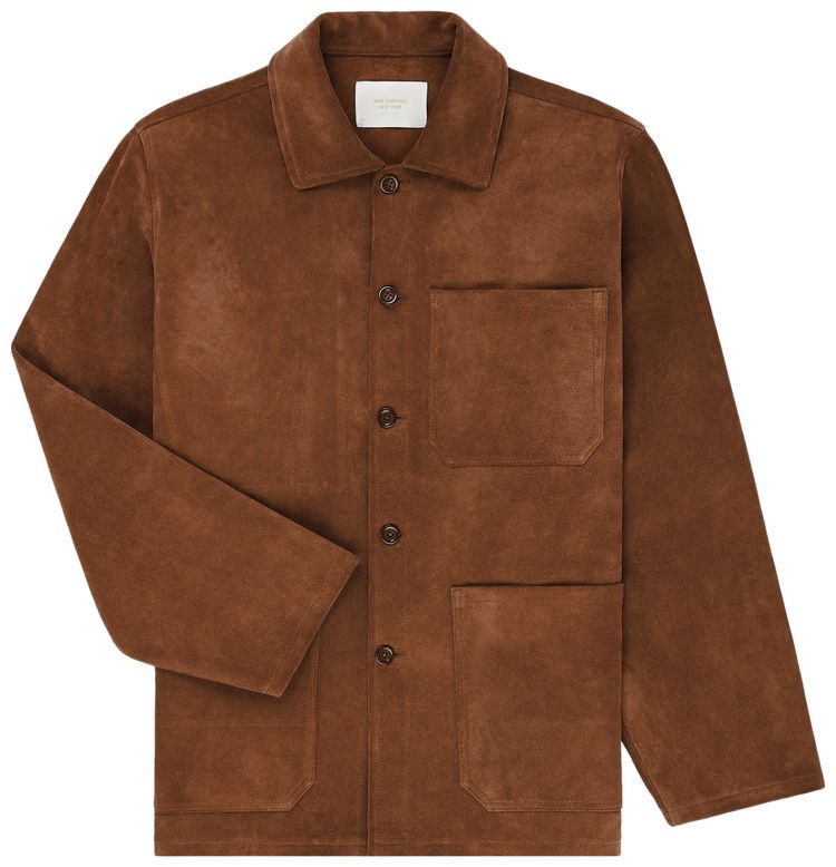 Aime Leon Dore Suede Chore Jacket Brown