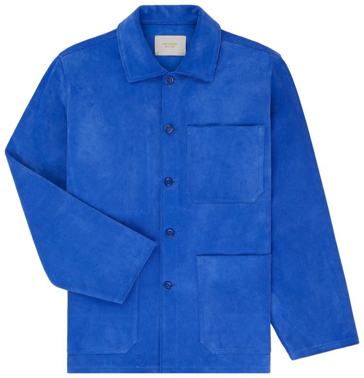 Aime Leon Dore Suede Chore Jacket Dazzling Blue