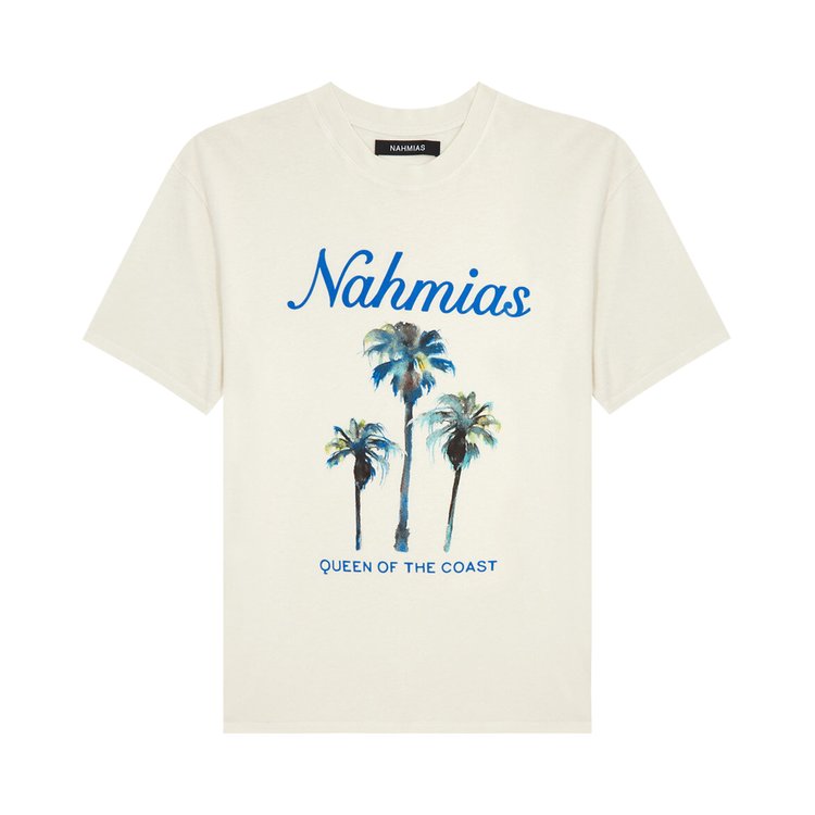 Nahmias Palm Tree Coast Tee 'Antique White'