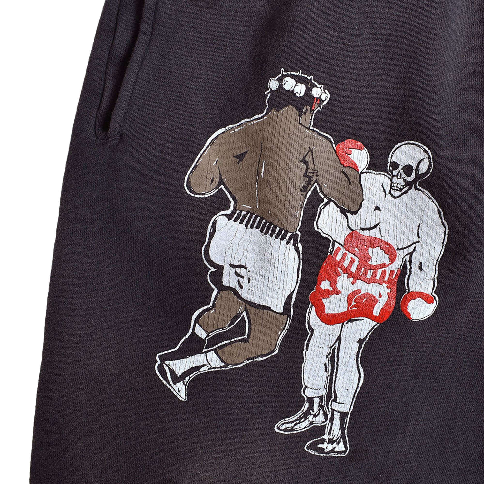 Buy Saint Michael x Denim tears Struggle Sweatpants 'Black