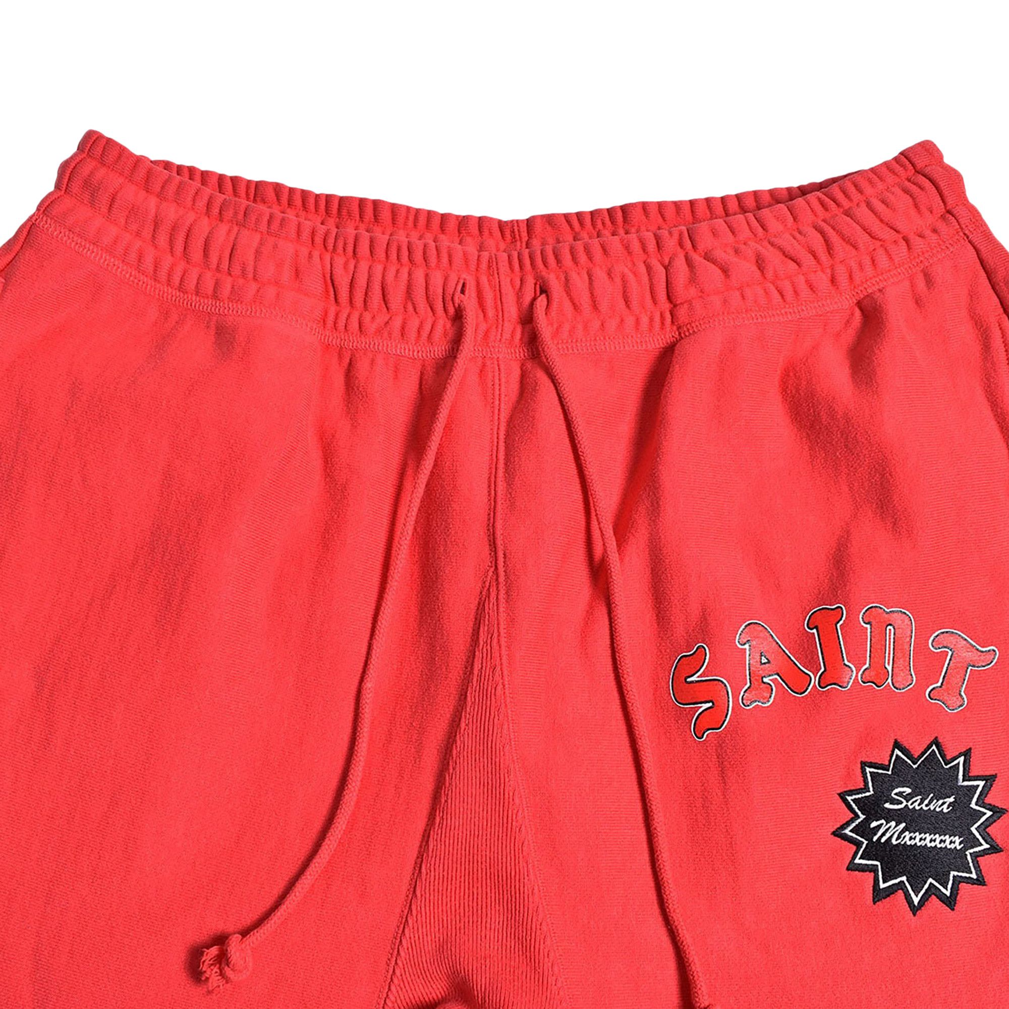 Buy SAINT Mxxxxxx Arch Saint Sweatpants 'Red' - SM YS8 0000 045 | GOAT
