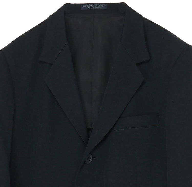Yohji Yamamoto Pour Homme Gabardine Jacket Black
