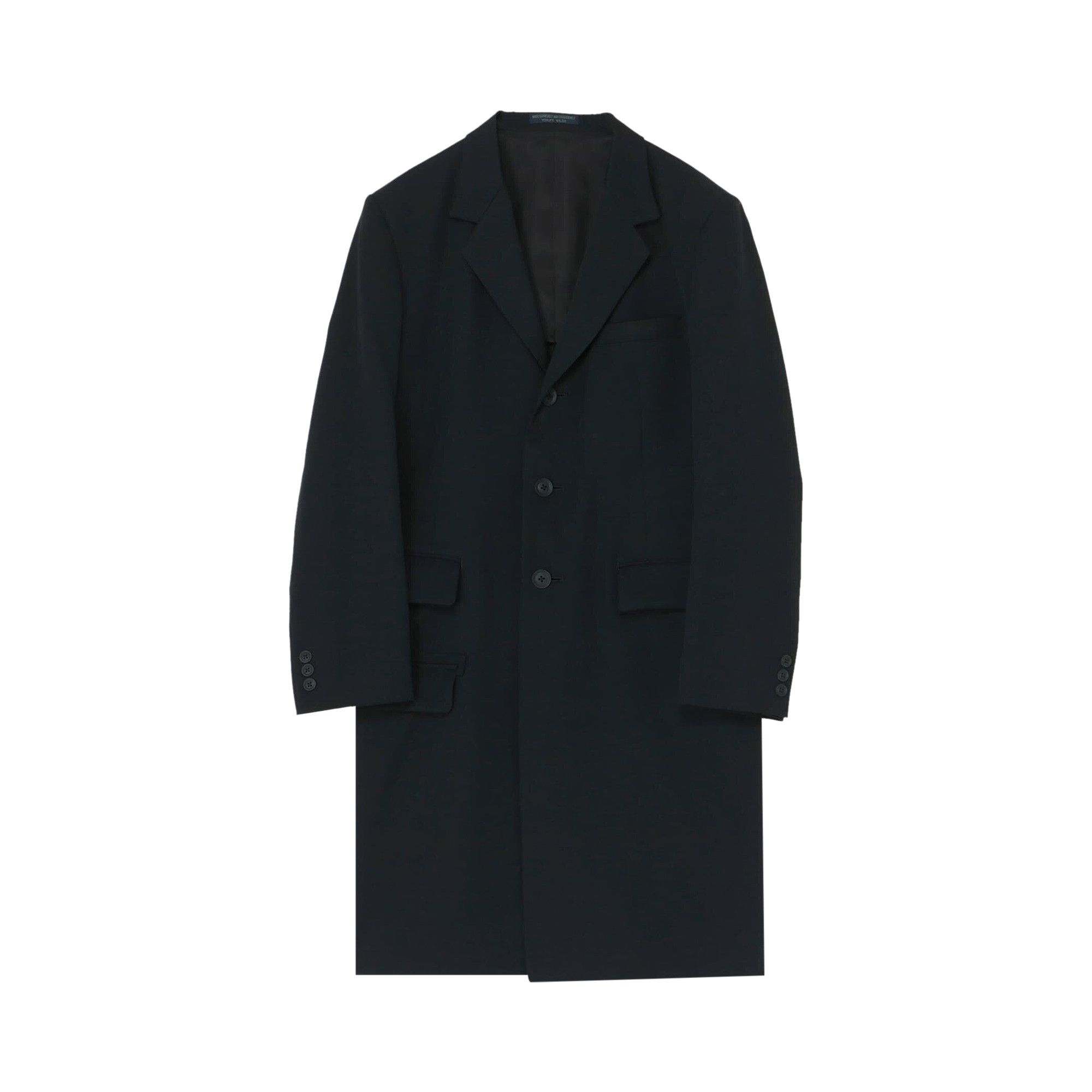 Buy Yohji Yamamoto Pour Homme Gabardine Jacket 'Black' - HS J01