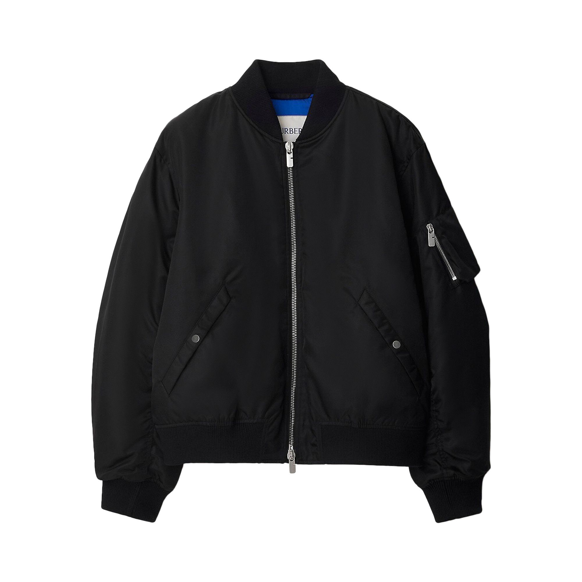 Burberry ジャケット Buy Burberry Arm Pocket Bomber Jacket 'Black' - 8083310 | GOAT