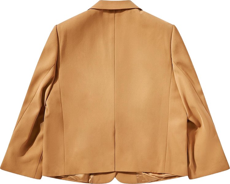 Dries Van Noten Cropped Blazer Camel