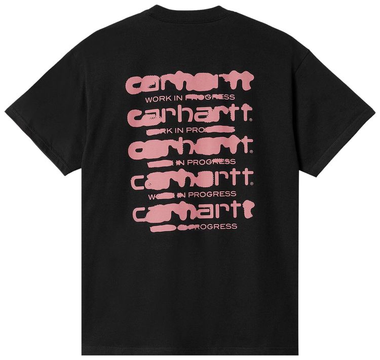 Carhartt WIP Ink Bleed T Shirt BlackPink