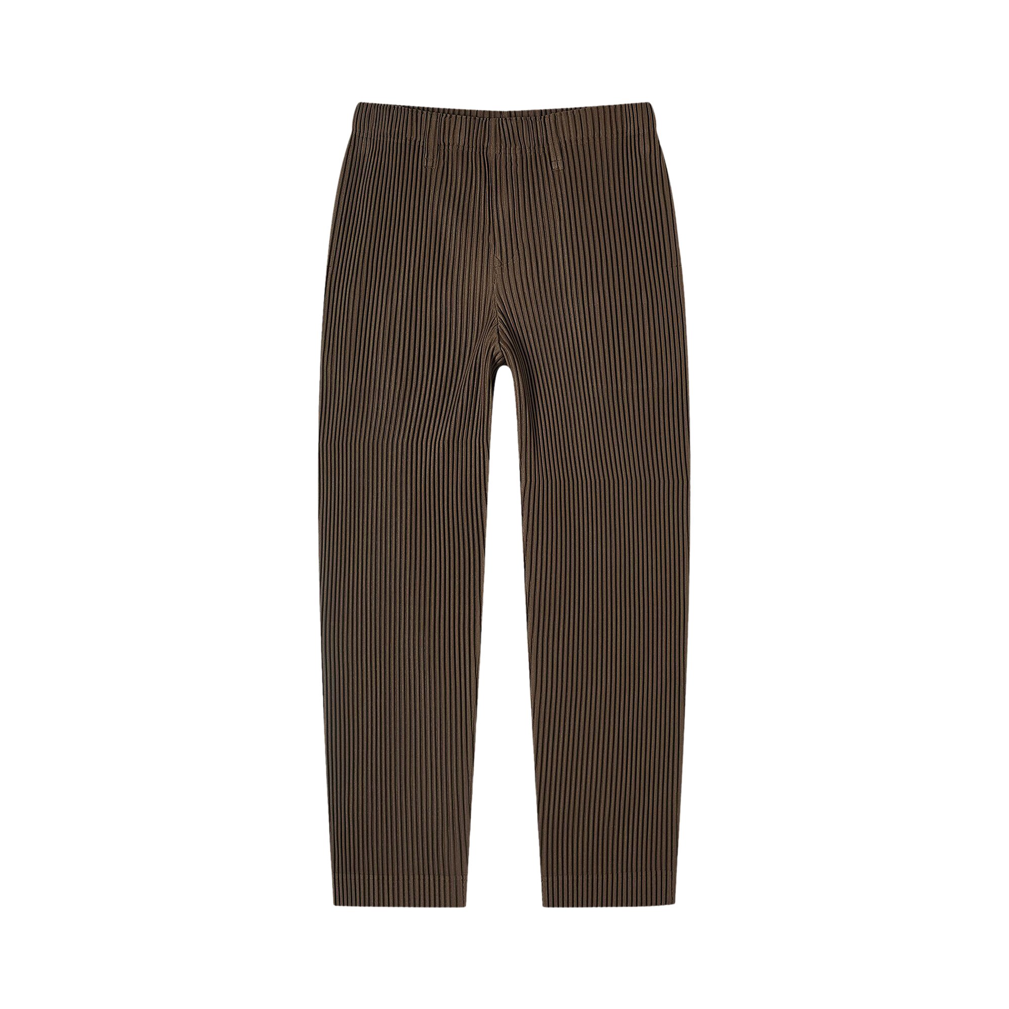Buy Homme Plissé Issey Miyake Tailored Pleats Pants 'Dark Khaki ...