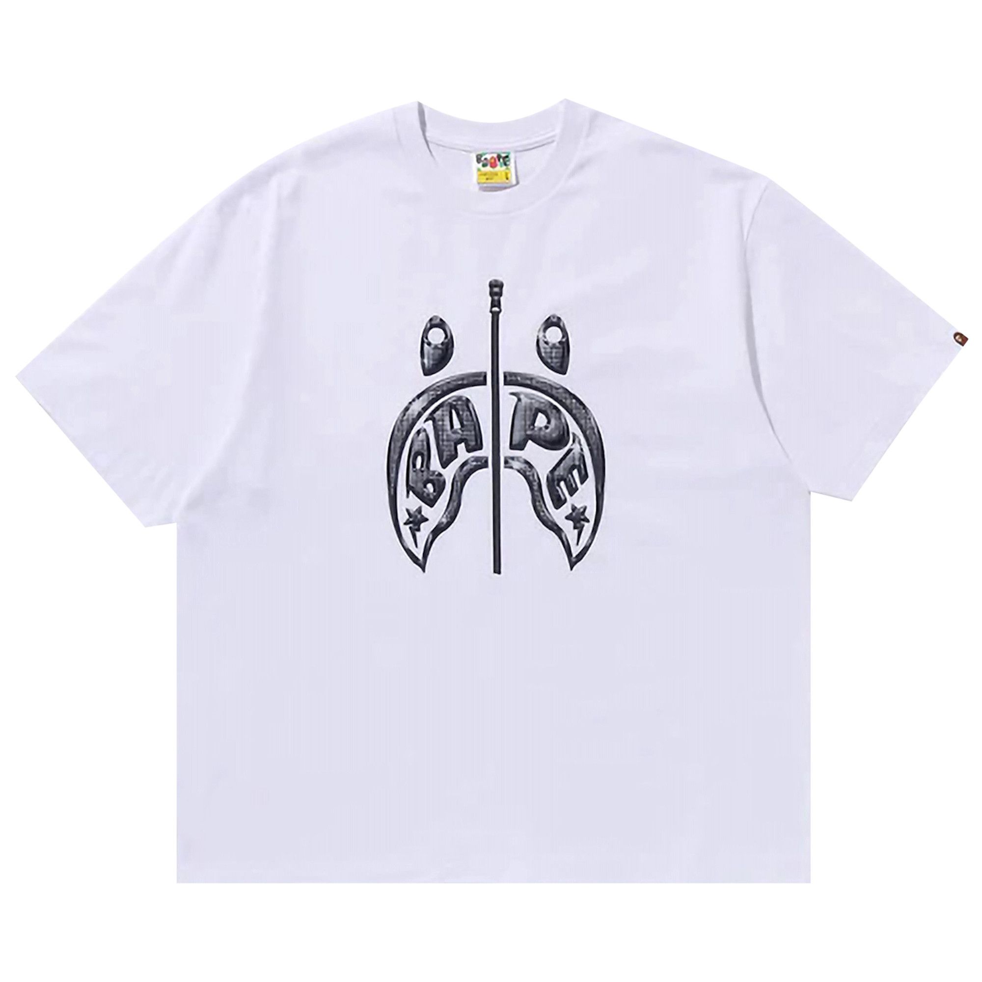 Buy BAPE Mad Shark Photo Print Relaxed Fit Tee 'White