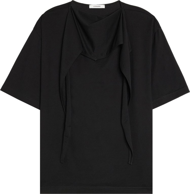 Lemaire Foulard T-Shirt 'Black'
