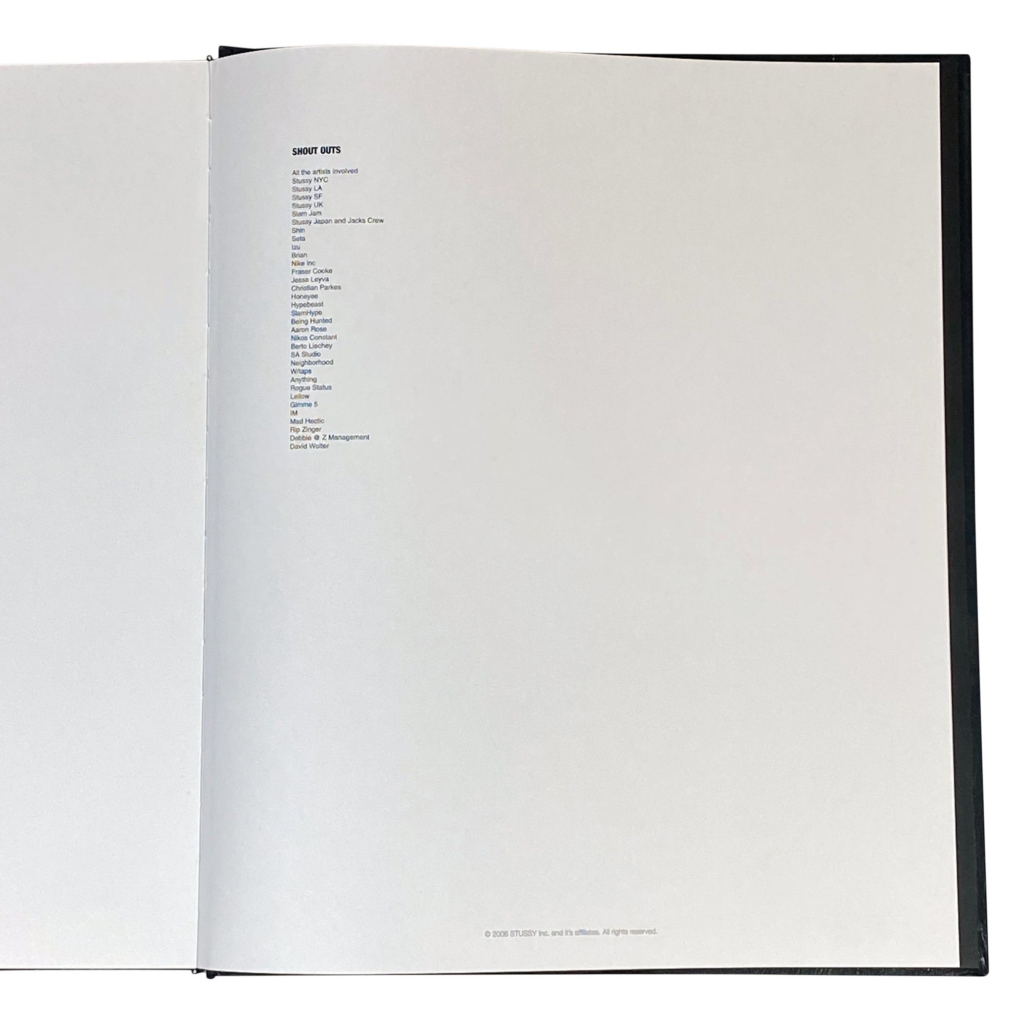 Buy Stussy World Tour Book - 0535 1FW060903WTB BLAC | GOAT UK