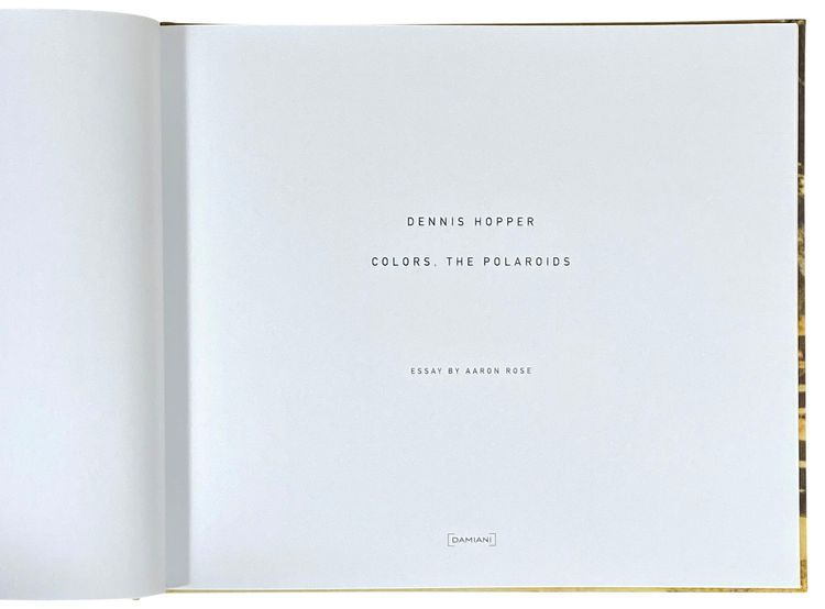 Colors The Polaroids by Dennis Hopper