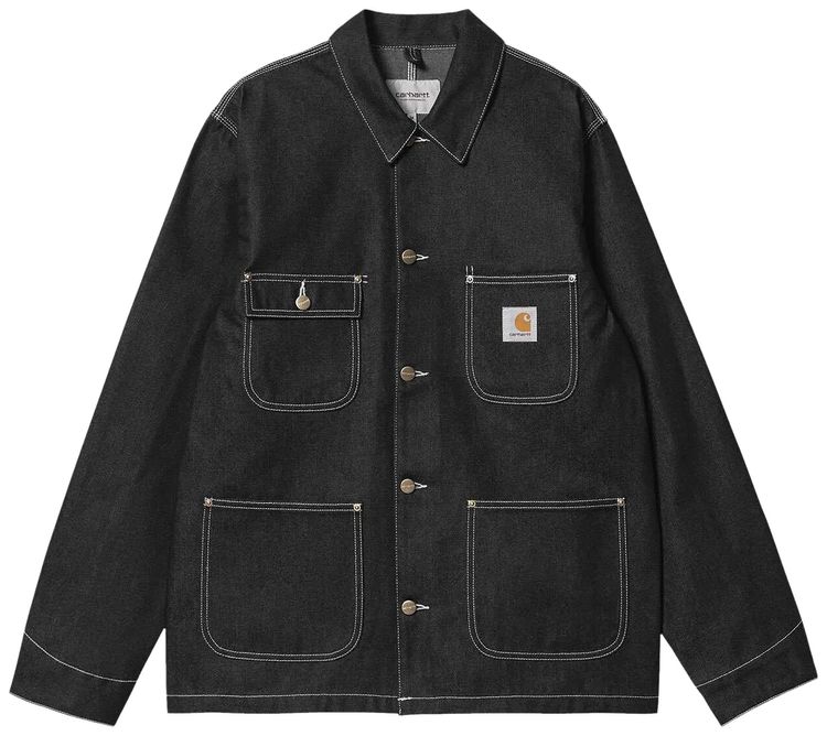 Buy Carhartt WIP OG Chore Coat 'Black One Wash' I031896 BLAC GOAT