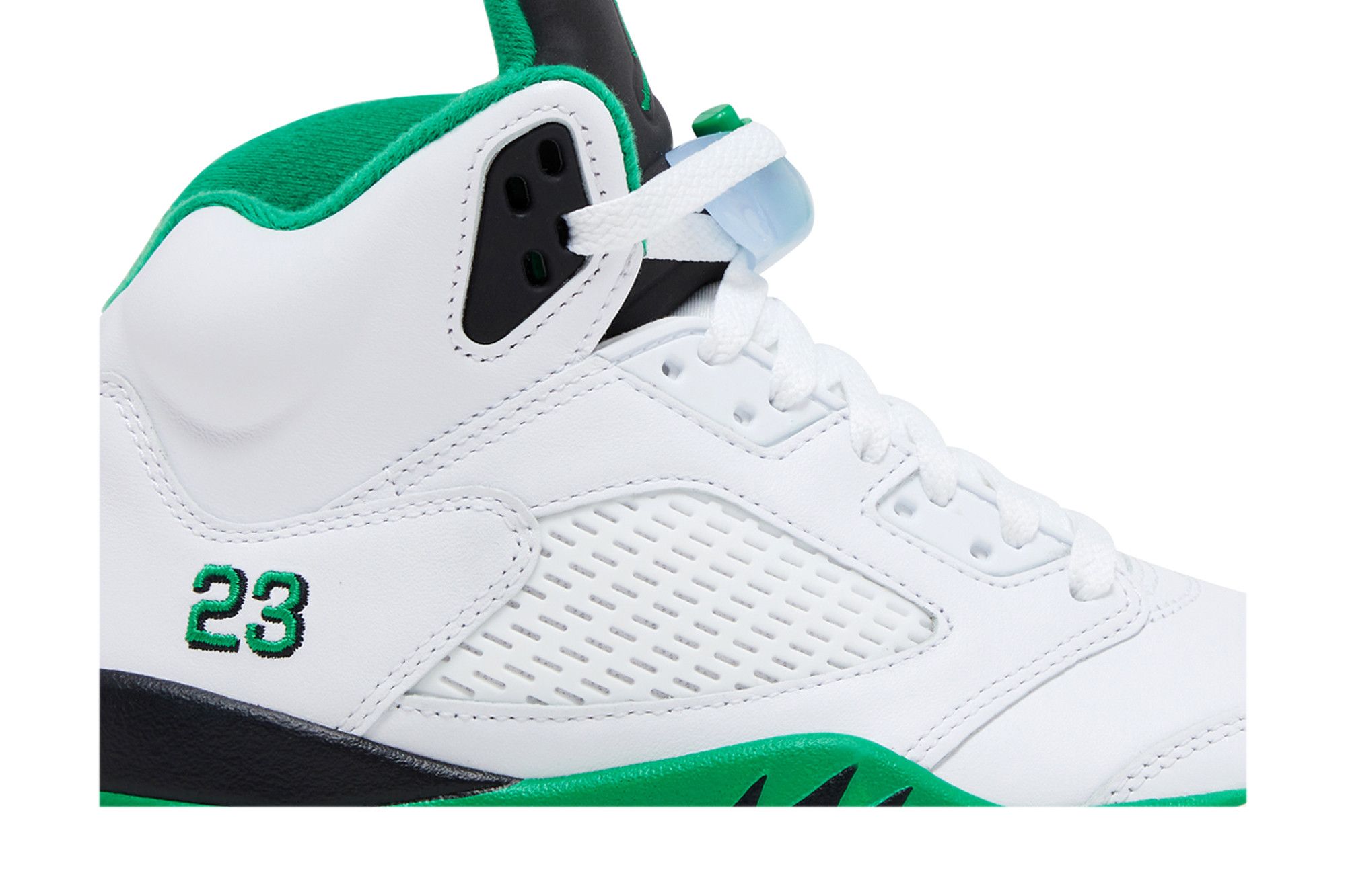 Size 11.0 Wmns Air Jordan 5 Retro Lucky Green