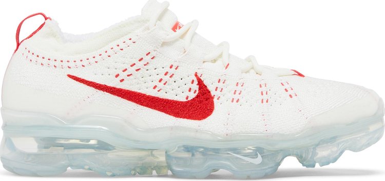 Wmns Air VaporMax 2023 Flyknit 'Sail Track Red'