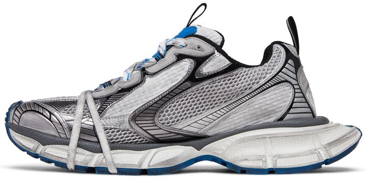 Balenciaga 3XL Sneaker Worn Out   Grey Blue