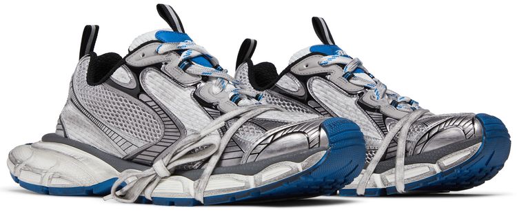 Balenciaga 3XL Sneaker Worn Out   Grey Blue