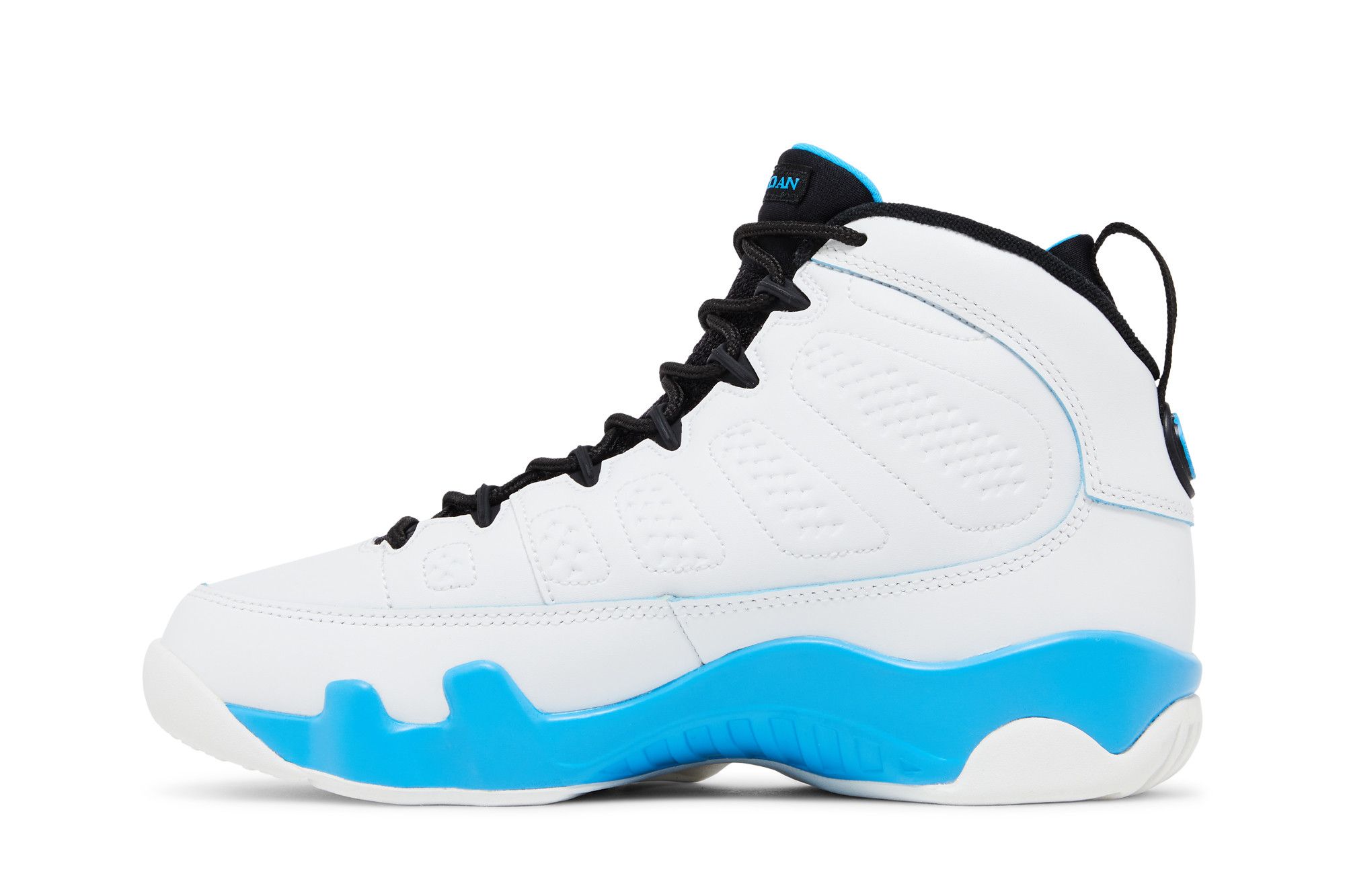 Jordan 9 university blue on sale