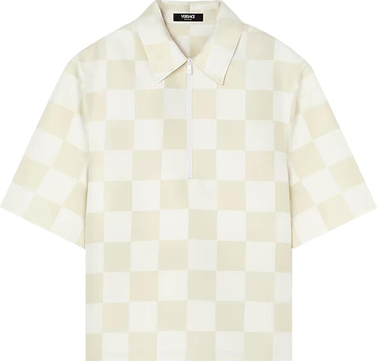 Versace Informal Shirt 'Light Sand/White'