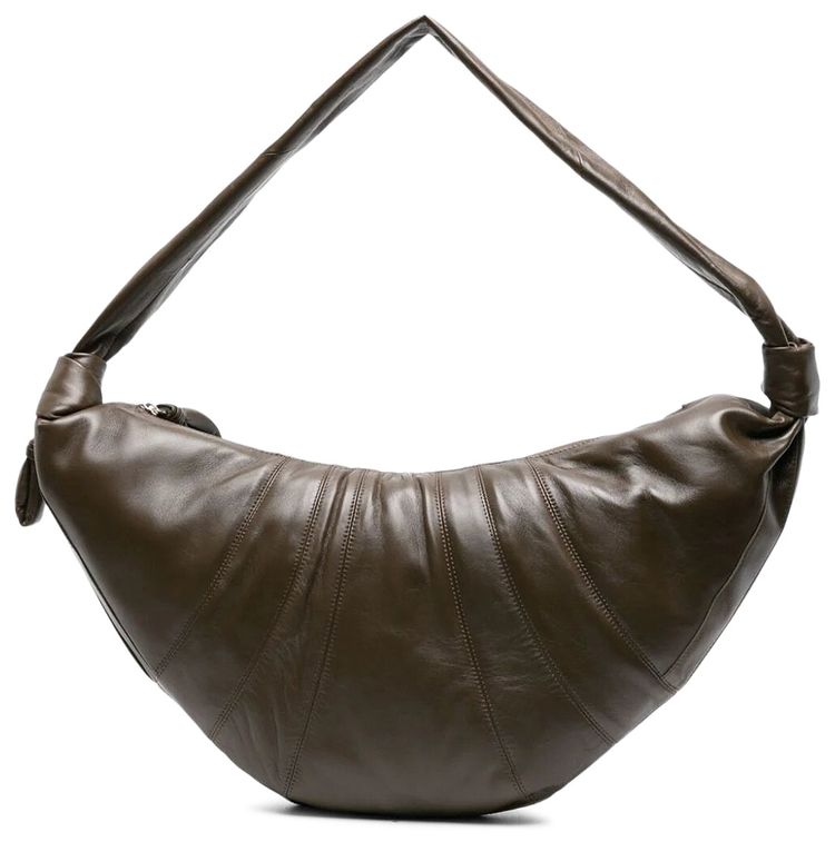 Lemaire Large Croissant Bag Dark Tobacco