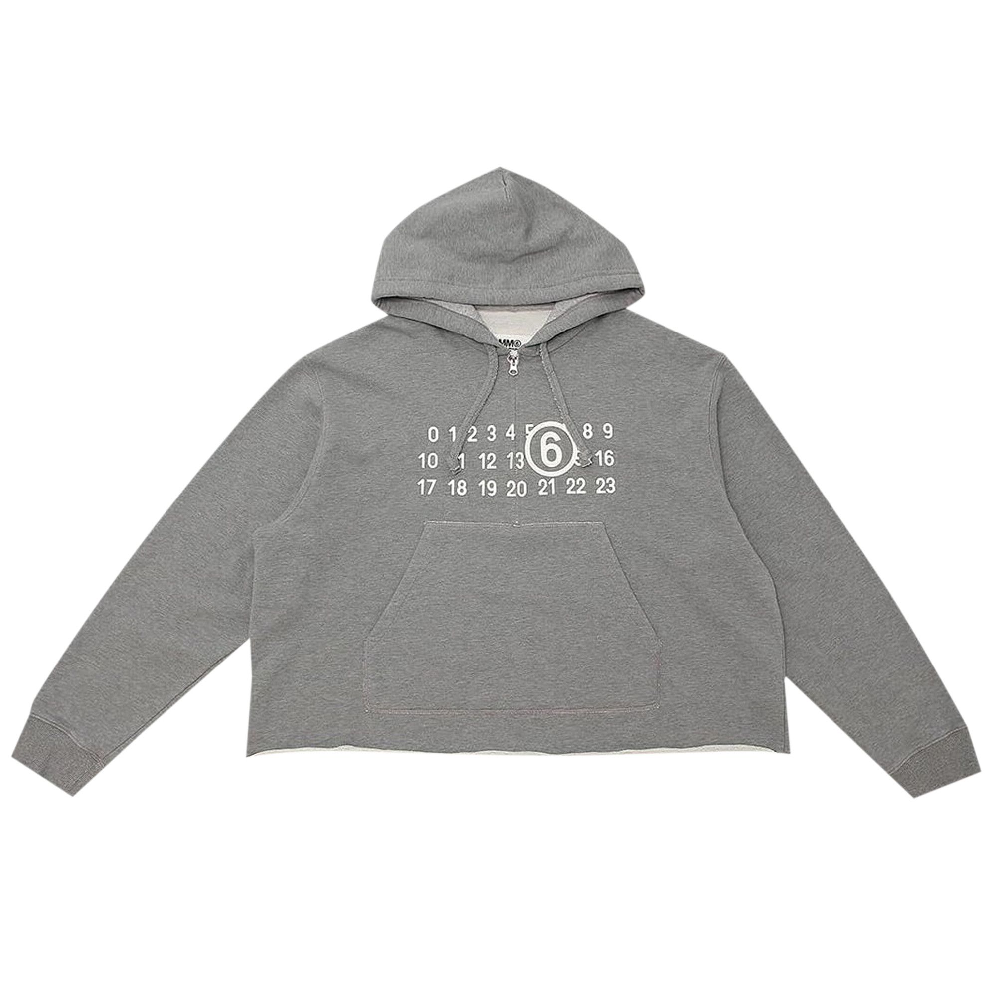 公式限定 福袋 - 公式通販オンラインショップ Buy 'Grey Hoodie Zip Half Print Logo Margiela Maison MM6 トップス