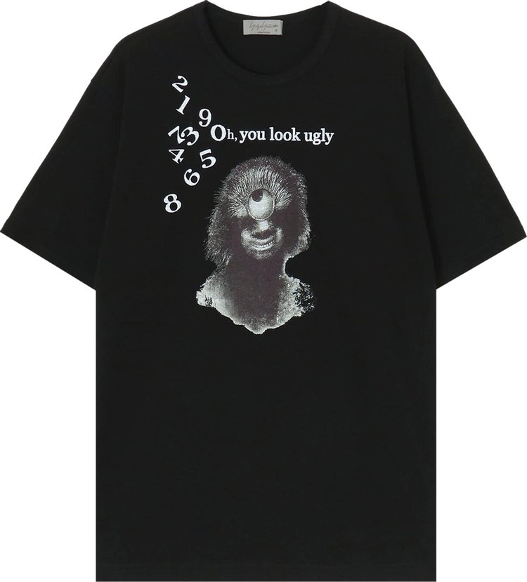 Yohji Yamamoto x Neighborhood Graphic Print T-Shirt 'Black'