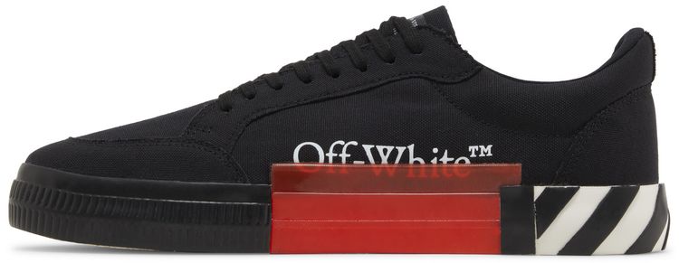 Off White Vulc Sneaker Black White
