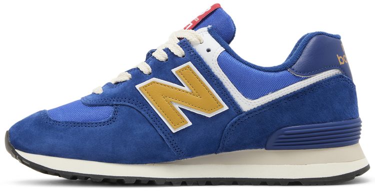 New Balance 574 Royal Blue Gold