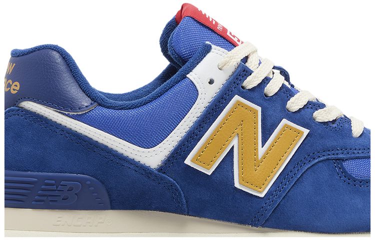 New Balance 574 Royal Blue Gold