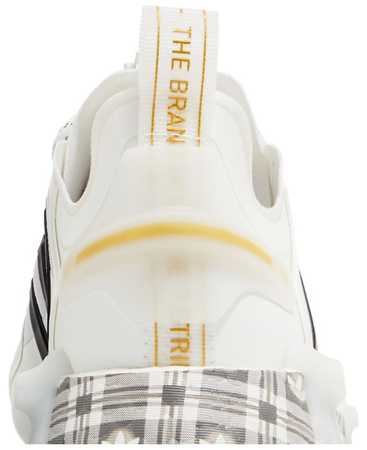 Adidas NMD R1 V3 White Gold Plaid