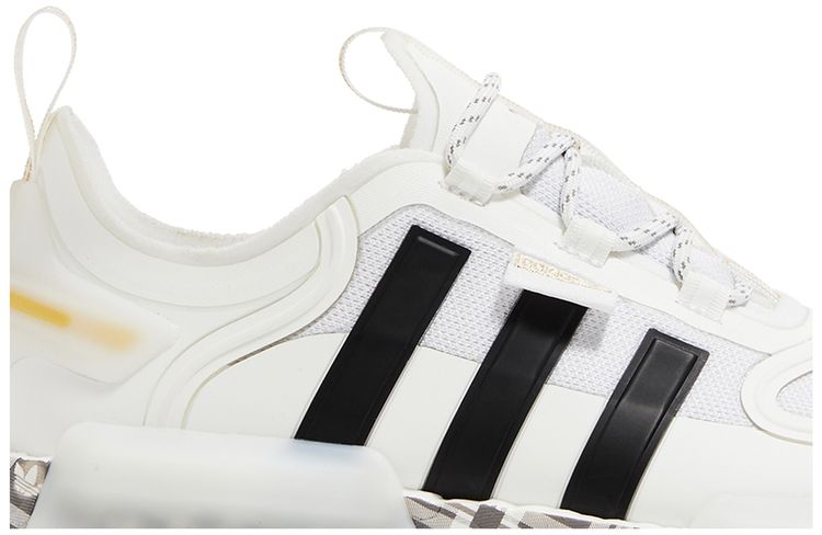 Adidas NMD R1 V3 White Gold Plaid